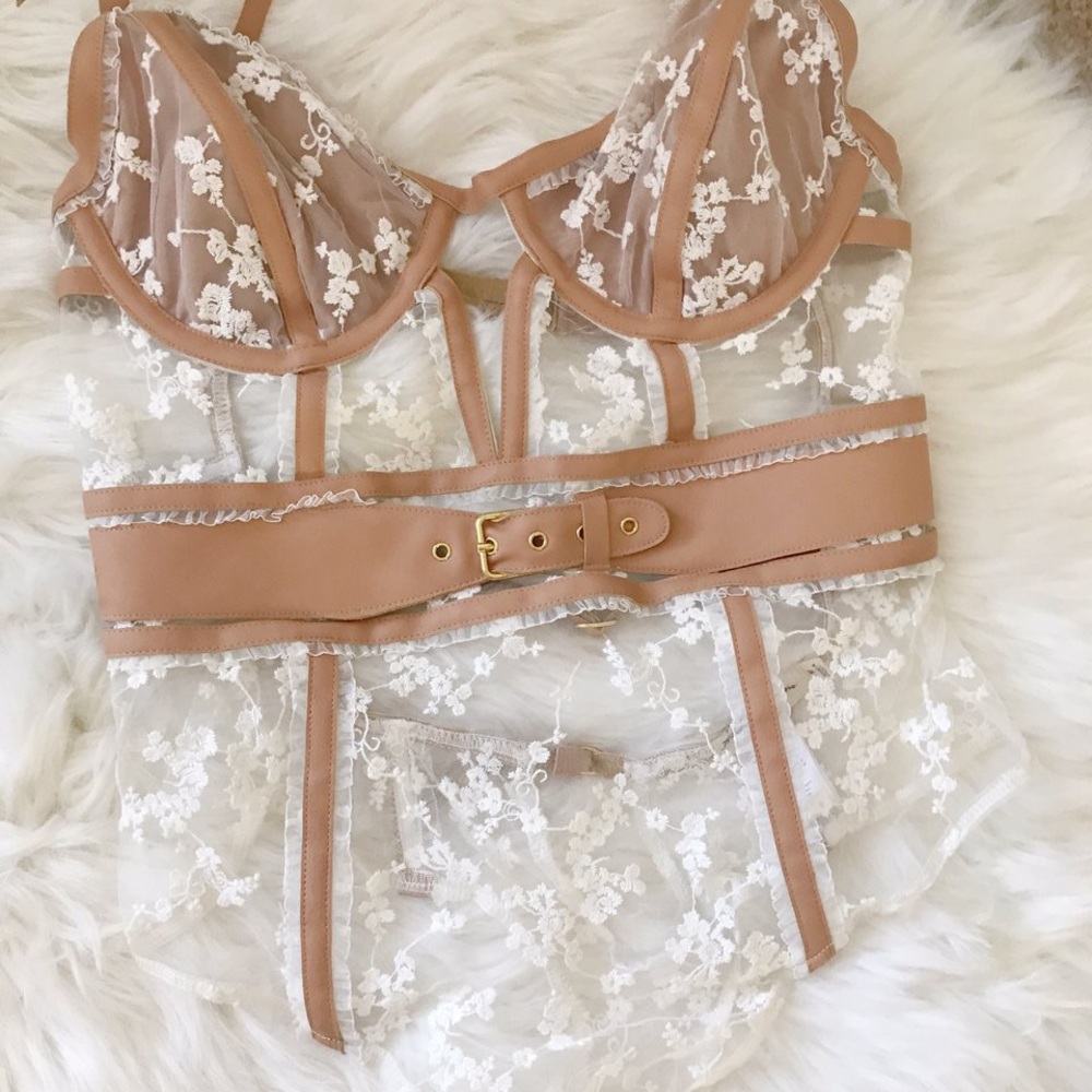 For love lemons sheer lace mesh bodysuit skivvies - Picture 5 of 6